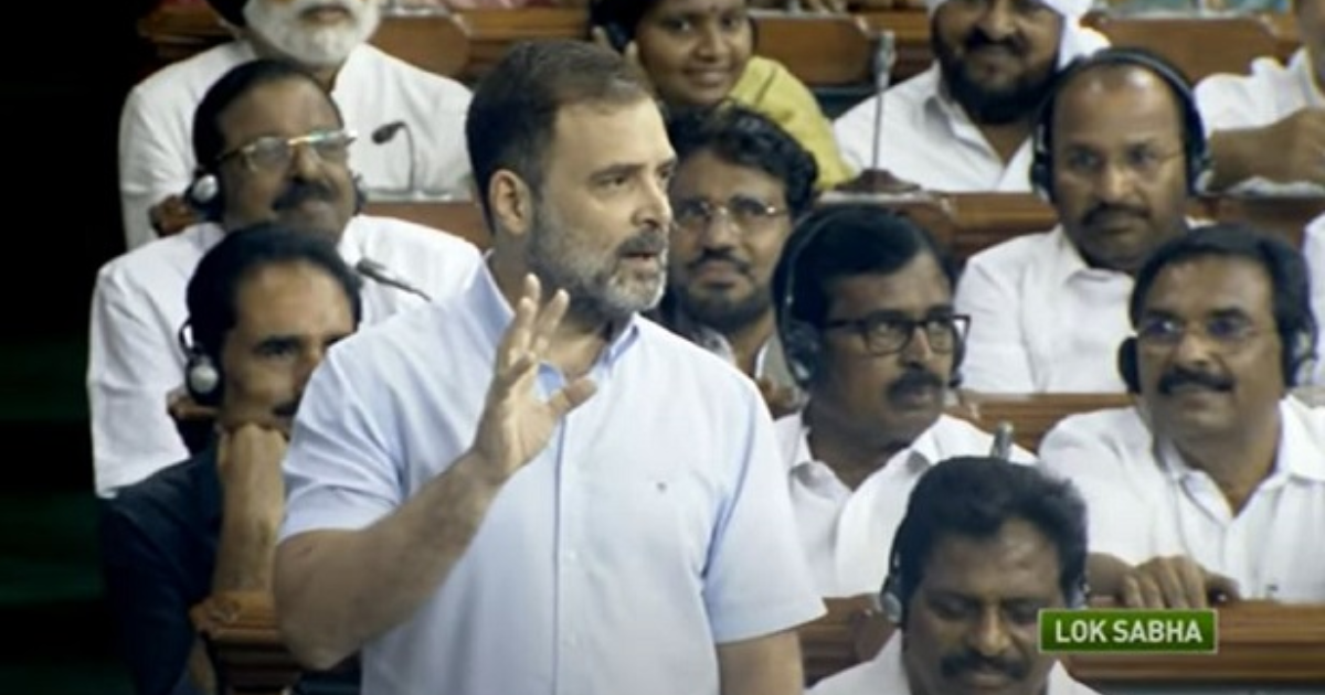 “My friends in BJP need not be scared, my speech is not on Adani…”:Rahul Gandhi in Lok Sabha
